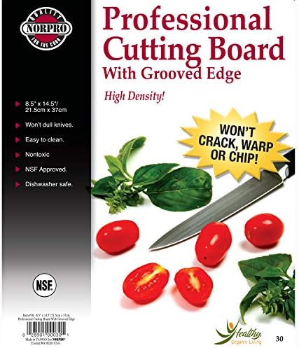 Norpro Professional Cutting Board, 14.5 in x 8.5 in
