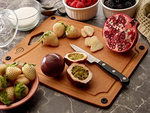 Mercer Culinary Composite Cutting Board 11 3/4" x 9 1/4", with Non Slip Feet and Juice Groove, Small
