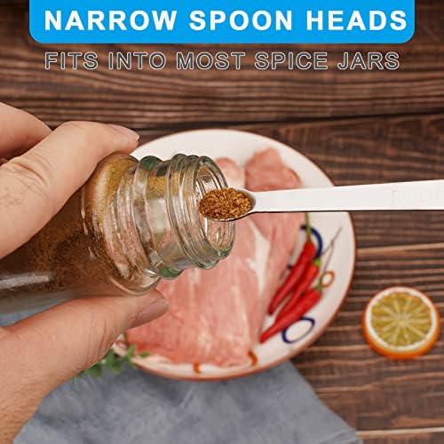 5pcs Mini Measuring Spoon Set, Heavy Duty Stainless Steel