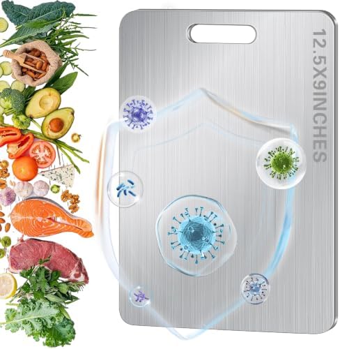Titanium Cutting Board for Kitchen, Metal Non Stick Chopping Board