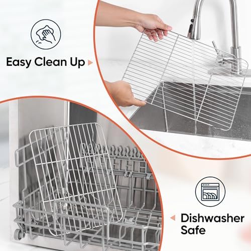 Homikit 16.6 x 11.5’’ Large Cooling Rack, 2 Pack Stainless Steel Wire Rack