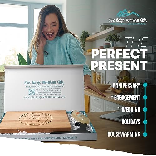 Blue Ridge Mountain Gifts Personalized Wood Cutting Board