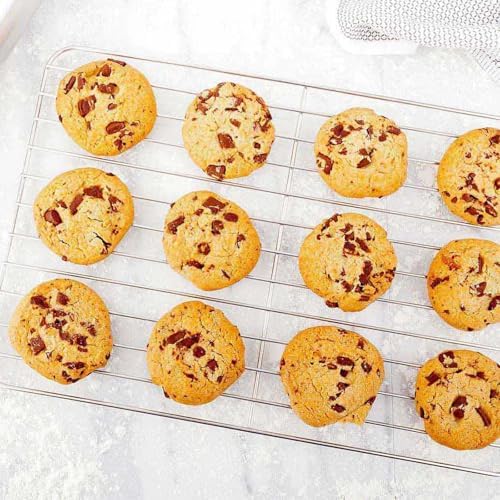 2 Pack Stainless Steel for Baking Sheet, Cooling Rack 11.8” 8.07” Baking Rack,Cooling Rack with Legs，Cooling Racks for Baking for Cooking and Baking,Oven Pan, Oven & Dishwasher Safe