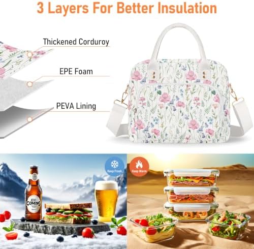 Cute Lunch Bag Women Large Lunch Box for Women