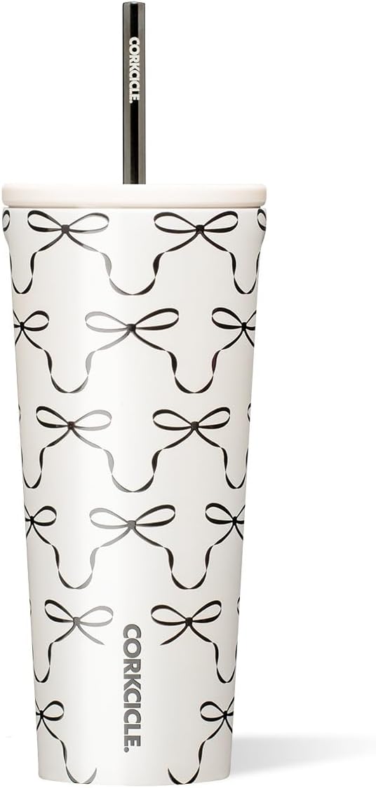 Corkcicle Cold Cup - 24oz Black Bows