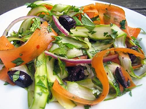 Zittop 2 Premium Ceramic Blade Vegetable Peelers for Carrot, Potato, Zucchini, Cucumbers & Veggie Slicing, Shave Hard Cheese Easily. Thick Noodles & Fun Curls.