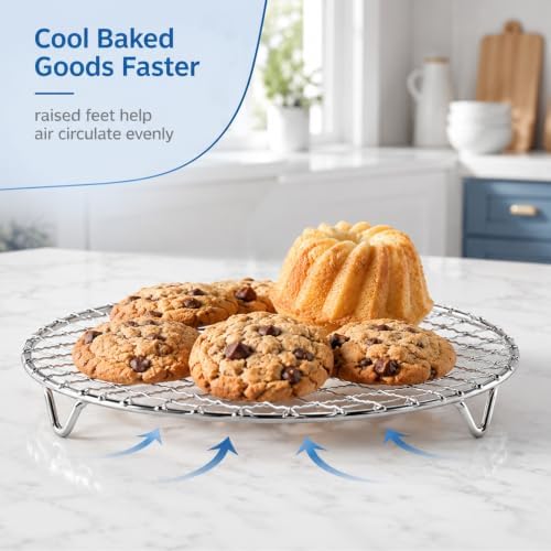 6 Inch Small Cooling Rack For Cooking,Baking,Steaming,BBQ