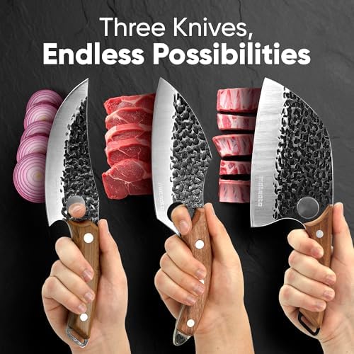 Matsato Knife Set 3-Piece Kitchen Knives, Cooking Chef Knife Set