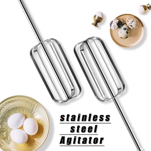 2 Pcs Hand Mixer Attachments Beaters, Hand Mixer Beaters Attachments for Kitchen Stainless Steel Replacement Parts for KitchenAid W10490648, KHM2B, AP5644233, PS4082859