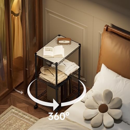 SINGAYE Small Shelves Kitchen Storage Shelf Wire Shelving Metal Adjustable