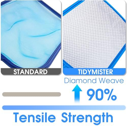 TidyMister Fine-Mesh Spa Skimmer Net with Diamond Netting