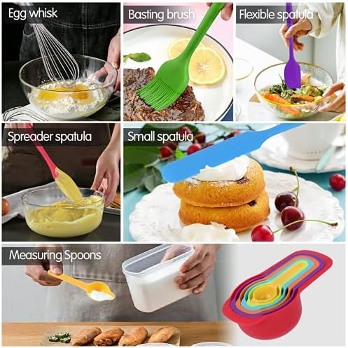 Rottay 20PCS Stainless Steel Mixing Bowls with Airtight Lids Set
