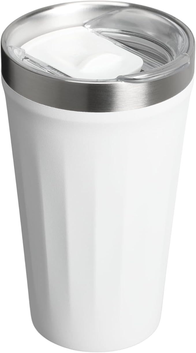 STANLEY Everyday Tumbler | Press Fit Drink Through Lid | Beverage, Coffee, and Cocktail Cup | Insulated Stainless Steel Wine Glass | BPA-Free