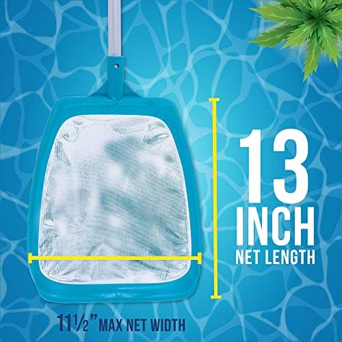 U.S. Pool Supply Swimming Pool 6 Foot Leaf Skimmer Net with 4 Deluxe