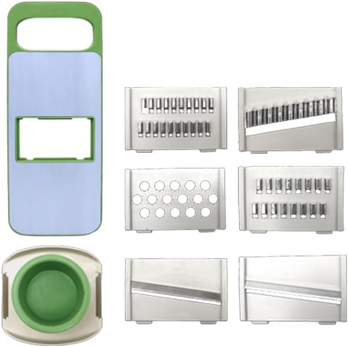 Vegetable Mandoline Slicer with 6 Interchangeable Blades, Kitchen Meal Prep