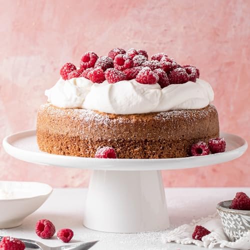 HUAKENER 10 Inch Cake Pan,2Pcs Round Cake Pan with Parchment Paper
