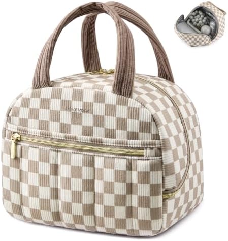 LOVEVOOK Insulated Lunch Bag for Women Men, Cute Fit and Fresh Lunch Box