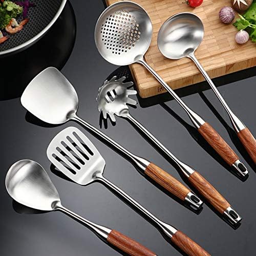 Kitchen Utensils Set,6 PCS with Utensils Holder,304 Stainless Steel