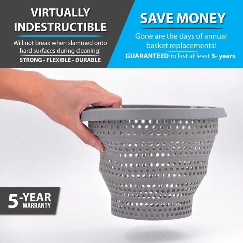 Pool Skimmer Basket | The SAMSON [Original] [2-PACK] | Epic Strength | Compatible with Pentair U-3 and Hayward SP1070 Inground - B9 Replacement | 100% BPA-Free Silicone [5-YEAR Warranty]