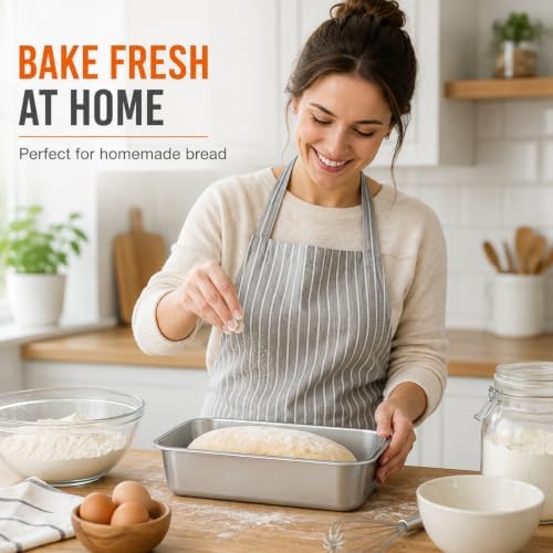 Loaf Pans 9x5 Inch, 8 Pack Bread Pans for Baking