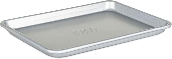 Viking Premium 13-Inch Nonstick Baking Sheet Pan, Made without PFAS, Heavy Gauge Aluminized Steel Cookie Sheet with Reinforced Iron Frame, Oven Safe to 475F