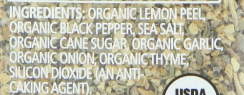 Simply Organic Lemon Pepper, 1-pound Bulk Bag, Zesty Spice Blend, Great with Seafood, Chicken, Pasta and Veggies (Pack of 2)