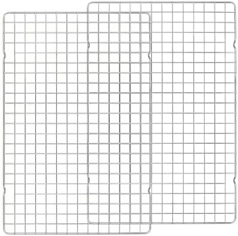 10"x15" Cooling Racks for Cooking & Baking, 2PCS Wire Rack