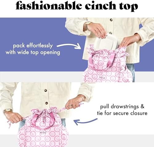 Fit & Fresh Cromwell Cinch Insulated Lunch Bag for Women w/Containers