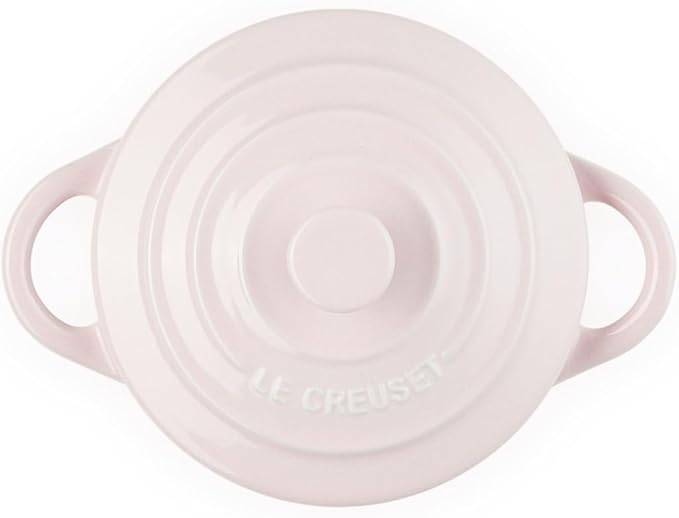 Le Creuset Stoneware Mini Round Cocotte, 8 oz., Chiffon Pink