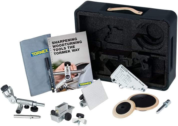 Tormek T-8 Ultimate Kit (T-8 ORIGINAL, HTK-1006, TNT-808, SVH-320) for sharpening hand tools, wood turning tools and planer blades (US Version)