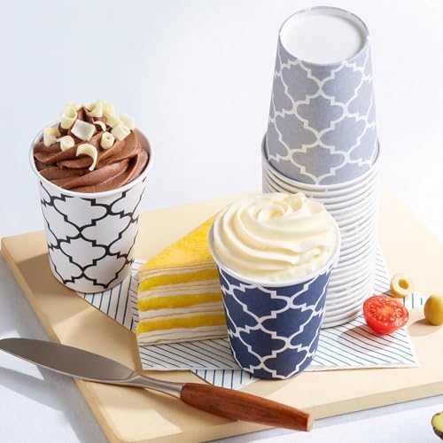 Clawsoff 300 Pack Paper Cups 8 oz, Disposable Coffee Cups 8 OZ
