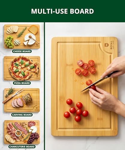 ROYAL CRAFT WOOD Bamboo Cutting Board