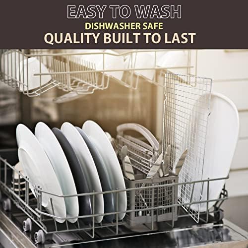 Briout Cooling Rack for Cooking and Baking, 16" x 10" Wire Rack, Silver