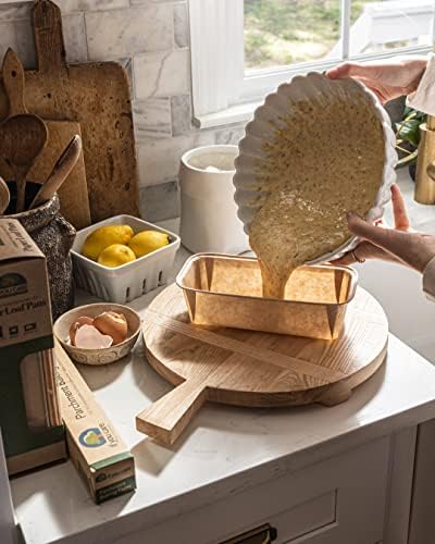 IF YOU CARE FSC Certified Paper Loaf Baking Pans, 4-count