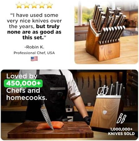 Dalstrong 24-Pc Knife Block Set - Forged German Steel