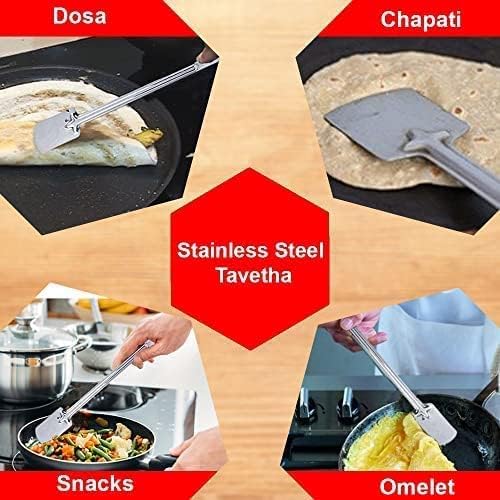 Stainless Steel Tavetha/Turners/Spatulas/Cooking Turner/for Dosa, Roti, Chapati, 29 CM