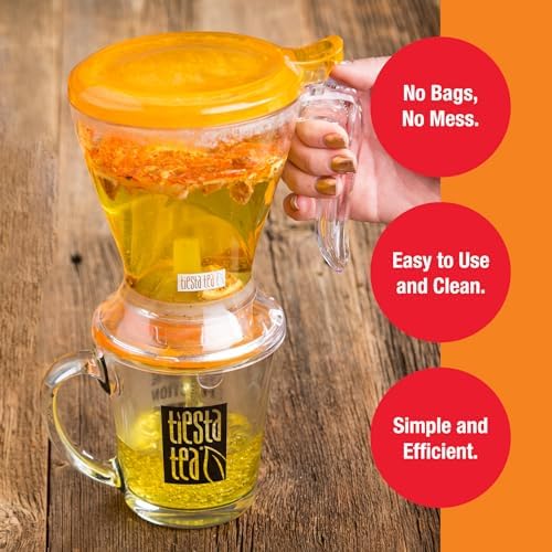 Tiesta Tea Brewmaster Infuser, Large Strainer for Loose Leaf Tea