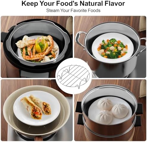 GSlife Trivet for Instant Pot Steamer Rack - 6/8 Qt Cooking Stand 1 Pack