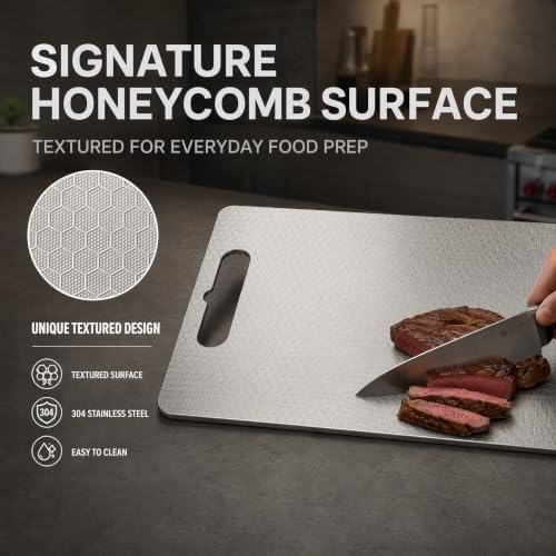 304 Stainless Steel Cutting Board, Honeycomb Metal Cutting Board