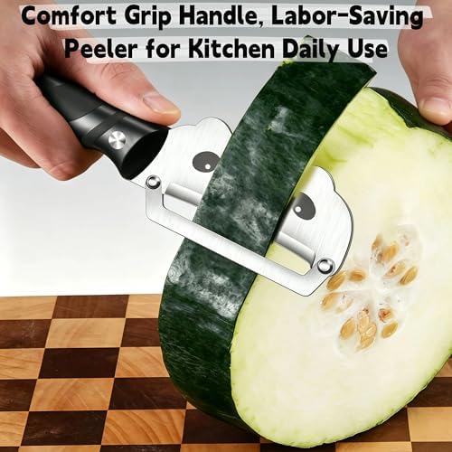 Maxjoy Vegetable Peeler, Stainless Steel Blade, PP Handle