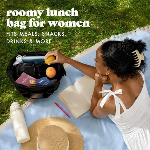 Fit & Fresh Remi Neoprene Lunch Bag for Women w/Ice Pack & Containers