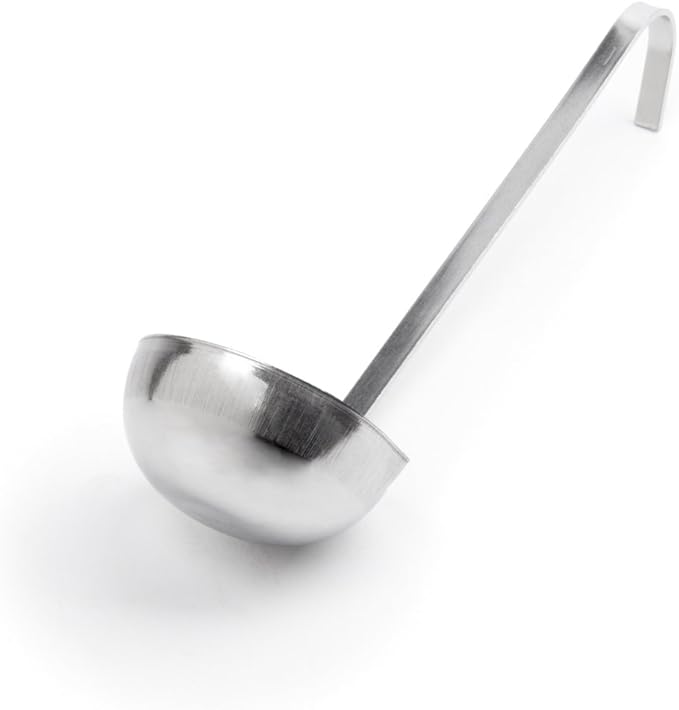 Fox Run Stainless Steel Serving Utensils, Mini Serving Ladle, 6.5"