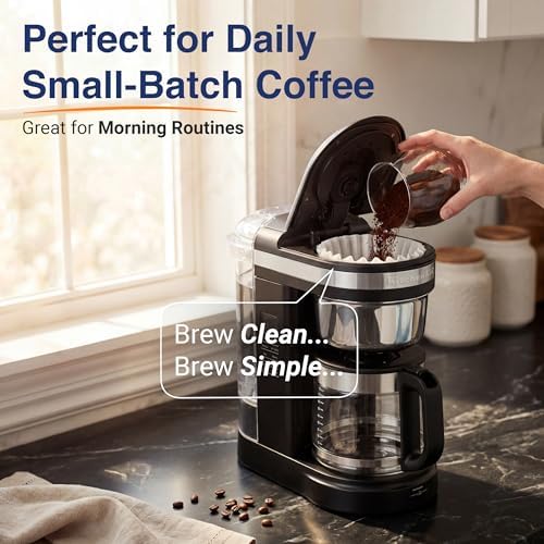 4 Cup Basket Coffee Filters (200, White)