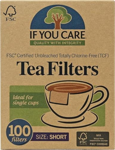 IF YOU CARE Fsc Certified Unbleached Tea Filters, 100 Count (Pack of 18)