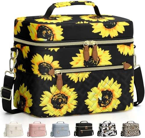 Capolo Lunch Bag for Women Men Insulated Lunch Tote Leakproof Lunchbox Bags