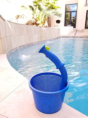 DebrisZ B9 Skimmer Basket for Inground Pool - Patented Handle & Quick Release Empty. New Heavy Duty Design with Greater Strength, Fits Popular U3 Style Pool Skimmers