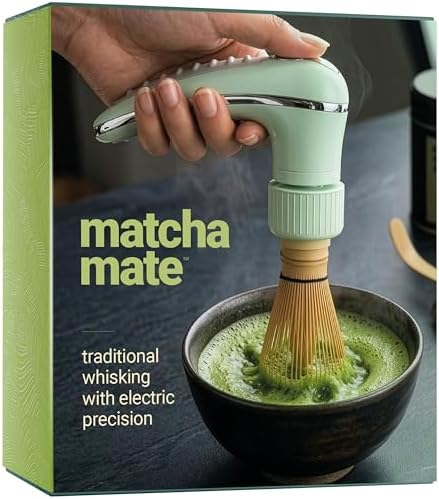 Matcha Mate Electric Powered Bamboo Whisk - Traditional Whisking