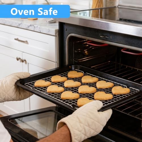 10"x15" Cooling Racks for Cooking & Baking, 2PCS Wire Rack