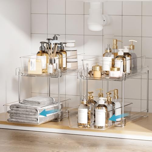 Vtopmart 6 Pack Bathroom Under Sink Organizer (S-Standard)
