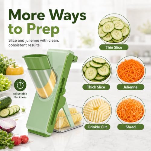 Mandoline Slicer for Kitch,Bigger Size,Adjustable Vegetable Slicer